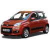Багажники для Fiat Panda 2012- (интегрированные рейлинги)
