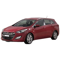Багажники для Hyundai i30 2012-2015 Универсал (интегрир. рейлинги)
