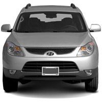 Багажники для Hyundai Veracruze 5дв. 2008-нв (интегрированные рейлинги)