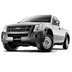 Багажники для Isuzu D-MAX Rodeo 2дв. Single Cab 2012-нв (рейлинги)