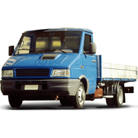Багажники для IVECO Daily 2дв. Single Cab 1976-1999 (водостоки)