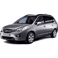 Багажники для Kia Carens III 5дв. Минивэн 2007-2012 (интегрир. рейлинги)