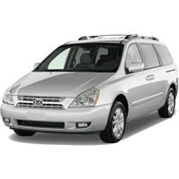 Багажники для Kia Sedona I 5дв. Минивэн 1999-2001 (рейлинги)