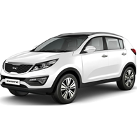 Багажники для Kia Sportage 2010-2016 (гладкая крыша)