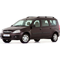 Багажники для Lada (ВАЗ) Ларгус 5дв. Универсал 2012-нв (рейлинги)