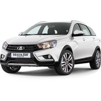 Багажники для Lada Vesta Универсал 2017-нв (интегрированные рейлинги)
