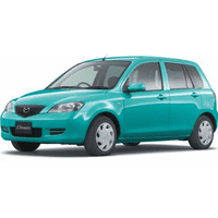 Багажники для Mazda 2 2003-2007 Минивэн (без спойлера на крыше)