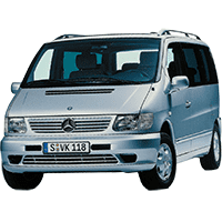 Багажники для Mercedes-Benz Viano 5дв. Минивэн 1997-нв (рейлинги)
