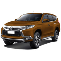 Багажники для Mitsubishi Challenger 5 дв. 2015-нв (интегрированные рейлинги)
