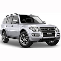 Багажники для Mitsubishi Pajero с 2016-(на интегрированные рейлинги)