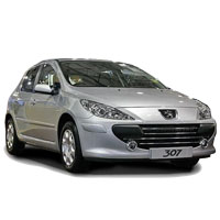 Багажники для Peugeot 307 3/5дв. Хэтчбек 2001-2008 (штатные места)