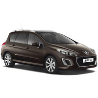 Багажники для Peugeot 308 2008-2013 Универсал (рейлинги)