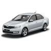 Багажники для Skoda Rapid 2017-2020 Рестайлинг Лифтбэк (гладкая крыша)