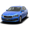 Багажники для Skoda Rapid 2020-нв Лифтбэк  (гладкая крыша)
